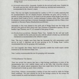 Heritage Assessment. Street Tree Planting Located in Bridge Road, Nowra. [Colour version 5 of 6 pdfs]