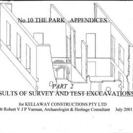 No. 10 The Park. Appendices. Part 2. Results of Survey and Test Excavations.