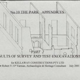 No. 10 The Park. Appendices. Part 2. Results of Survey and Test Excavations. [Colour version 1 of 3 pdfs]