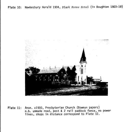 Bowman Cottage Historical Study 1982.