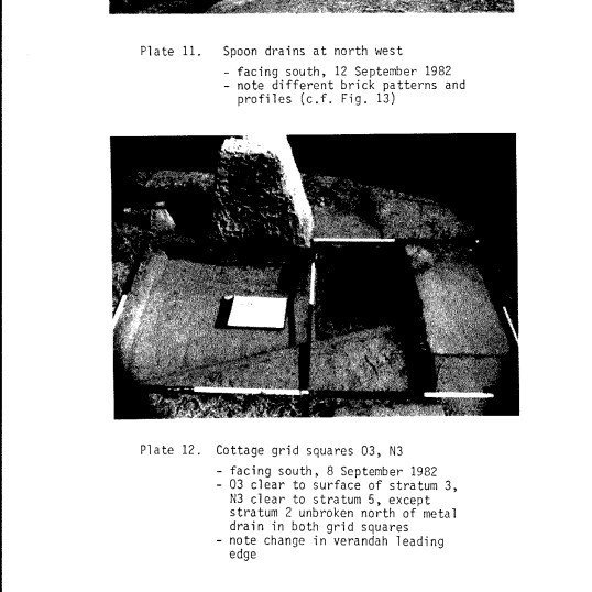 Bowman Cottage Excavation Report 1983.