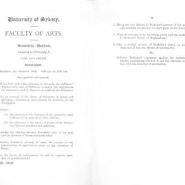 Scientific Method Second Paper, 1949