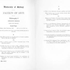 Philosophy I Scientific Method Second Paper, 1956
