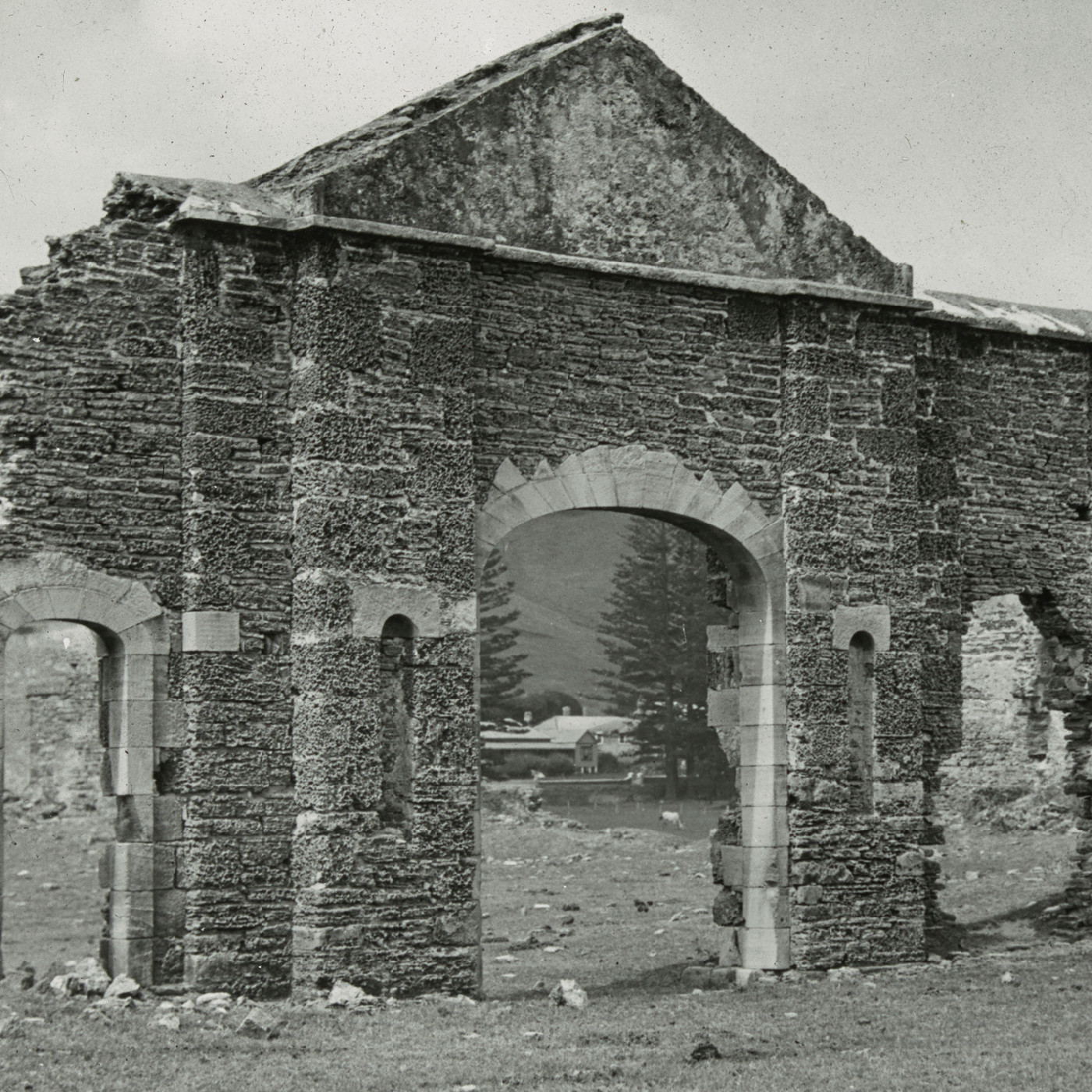 Stone ruins at Kingston, Norfolk Island