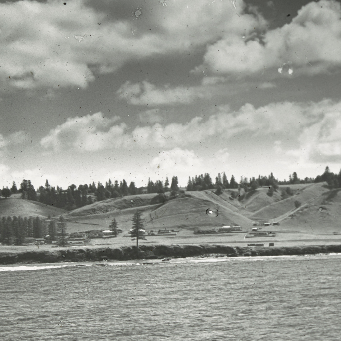 View of Kingston from the sea, Norfolk Island