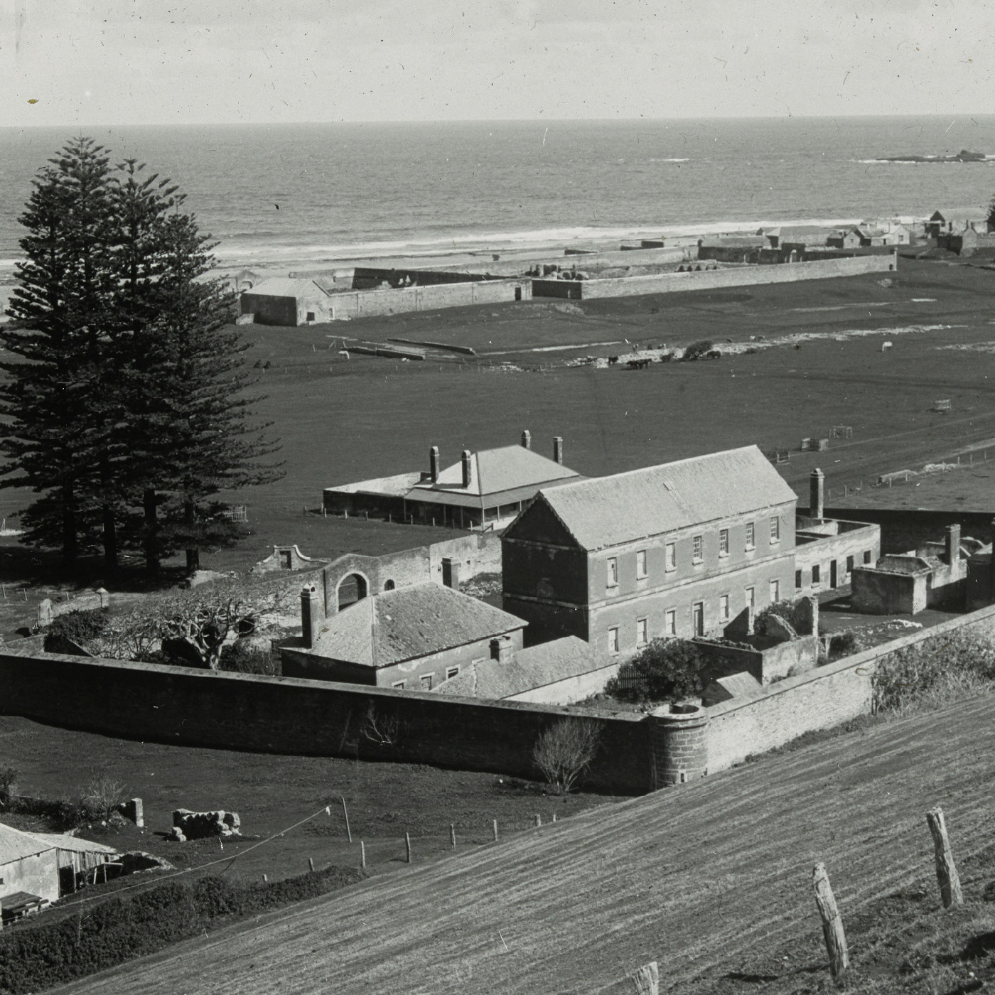The Old Military Barracks at Kingston, Norfolk Island