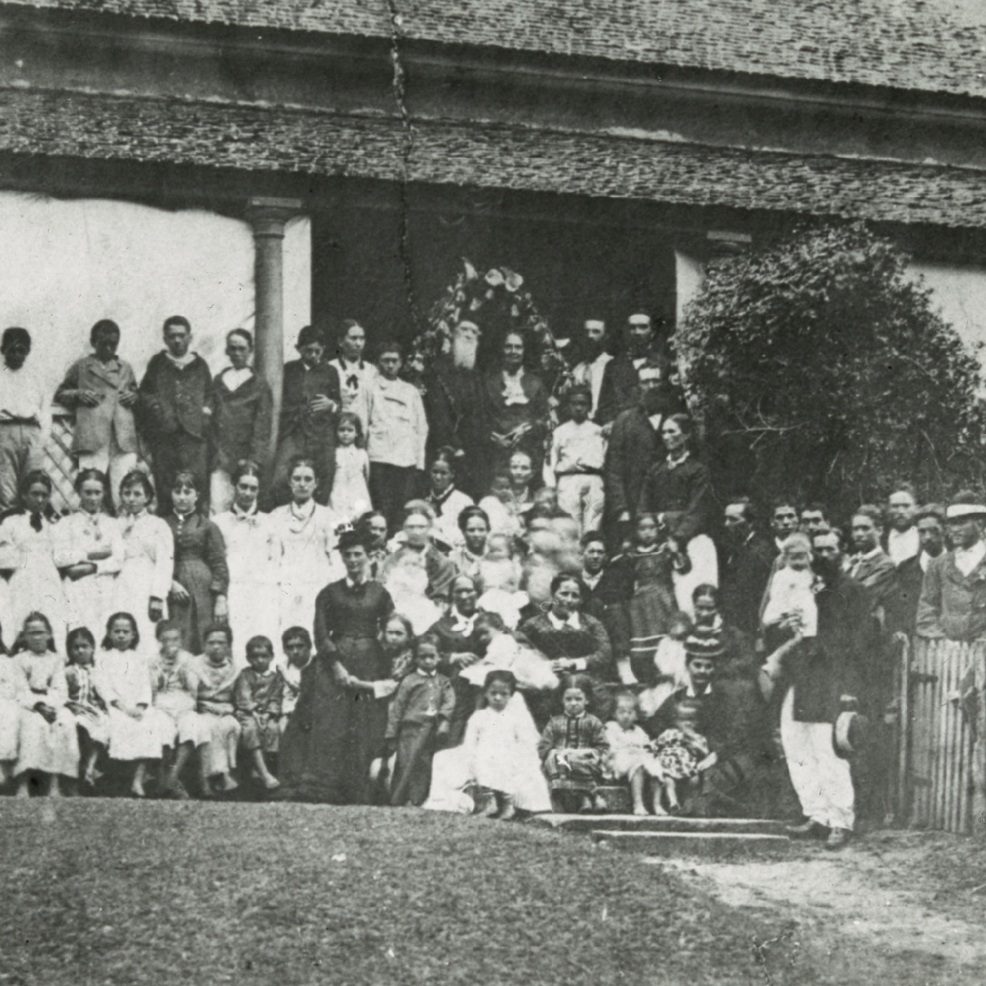 The golden wedding celebrations of Rev. George Hunn Nobbs & Sarah Christian, Norfolk Island, 1879