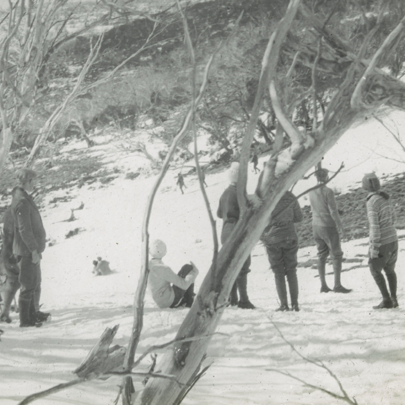 Enjoying the snow-covered hills (Mt Kosciuszko NSW)