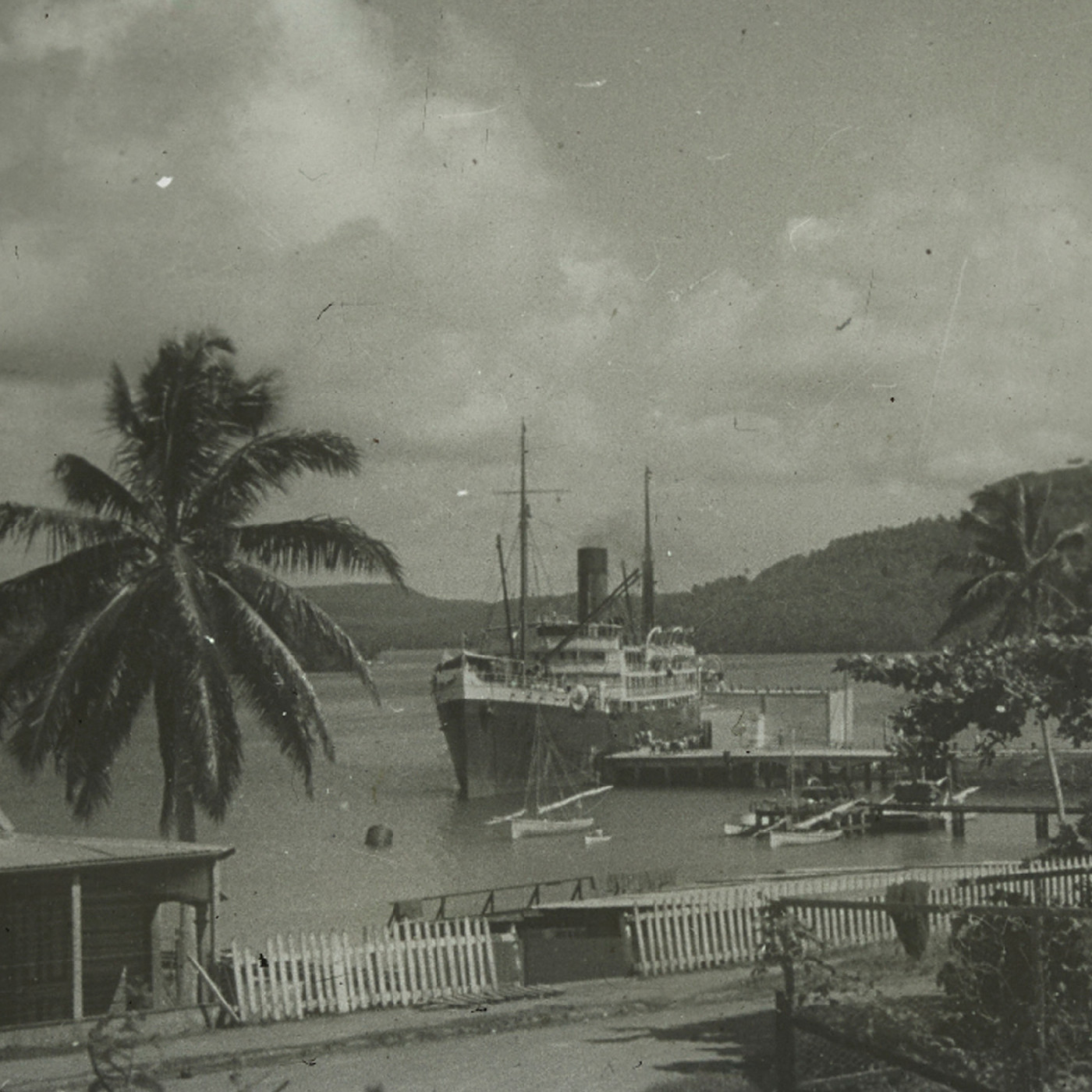 Ship docked at Neiafu wharf, Vava’u, Tonga