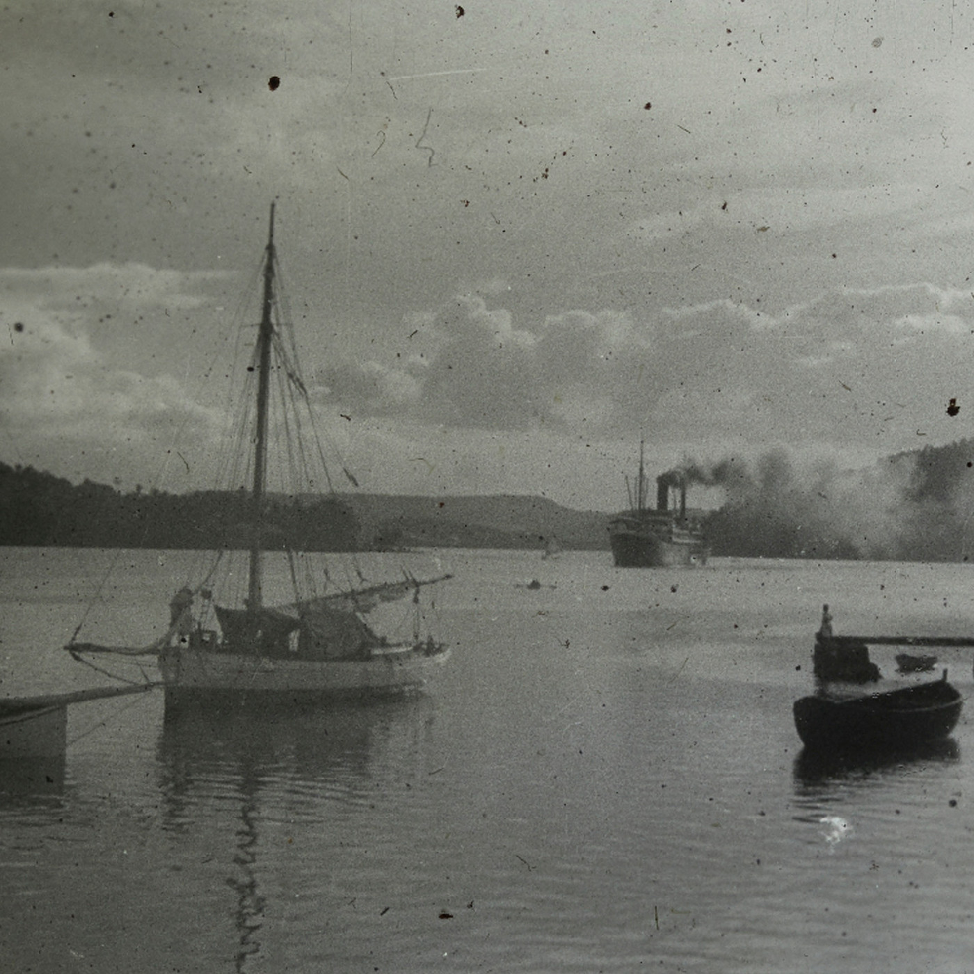 SS Tofua approaching Neiafu, Tonga