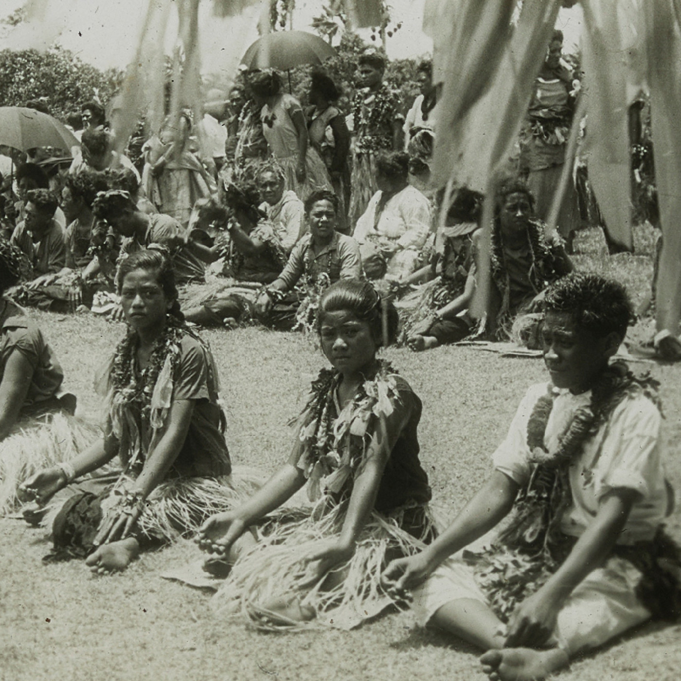 People in traditional garb
