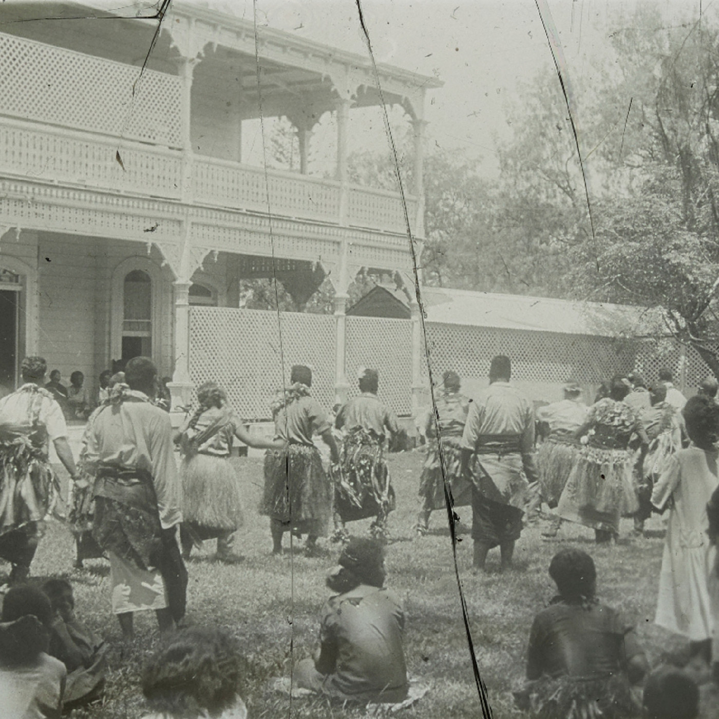 The Lakalaka dance at the Royal Palace in Nuku'alofa, Tonga