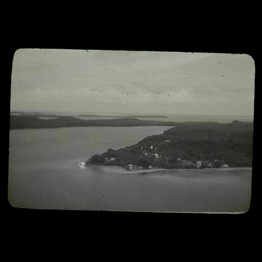 Aerial photo of coastline