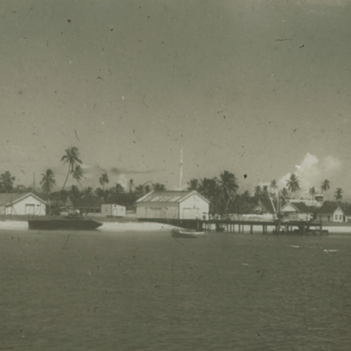 Shoreline as seen from the ocean