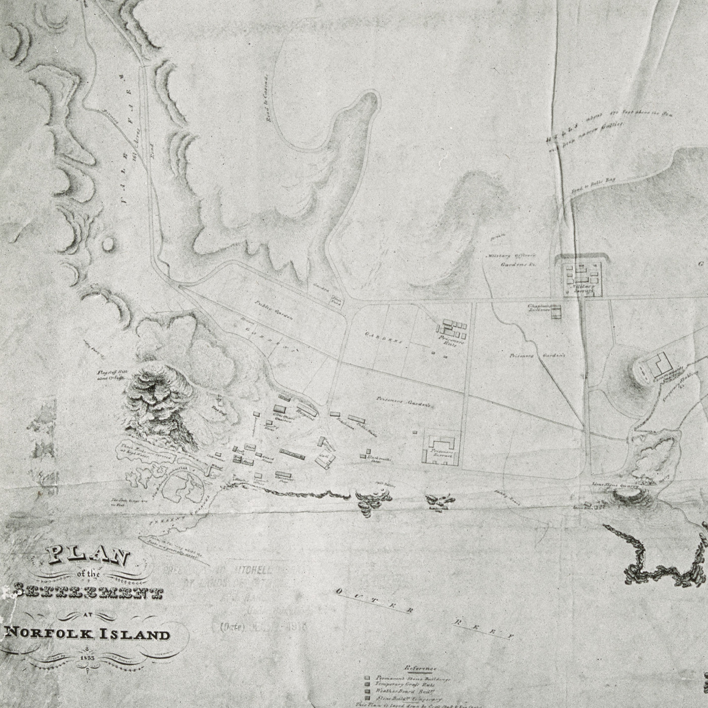 Plan of the Settlement on Norfolk Island