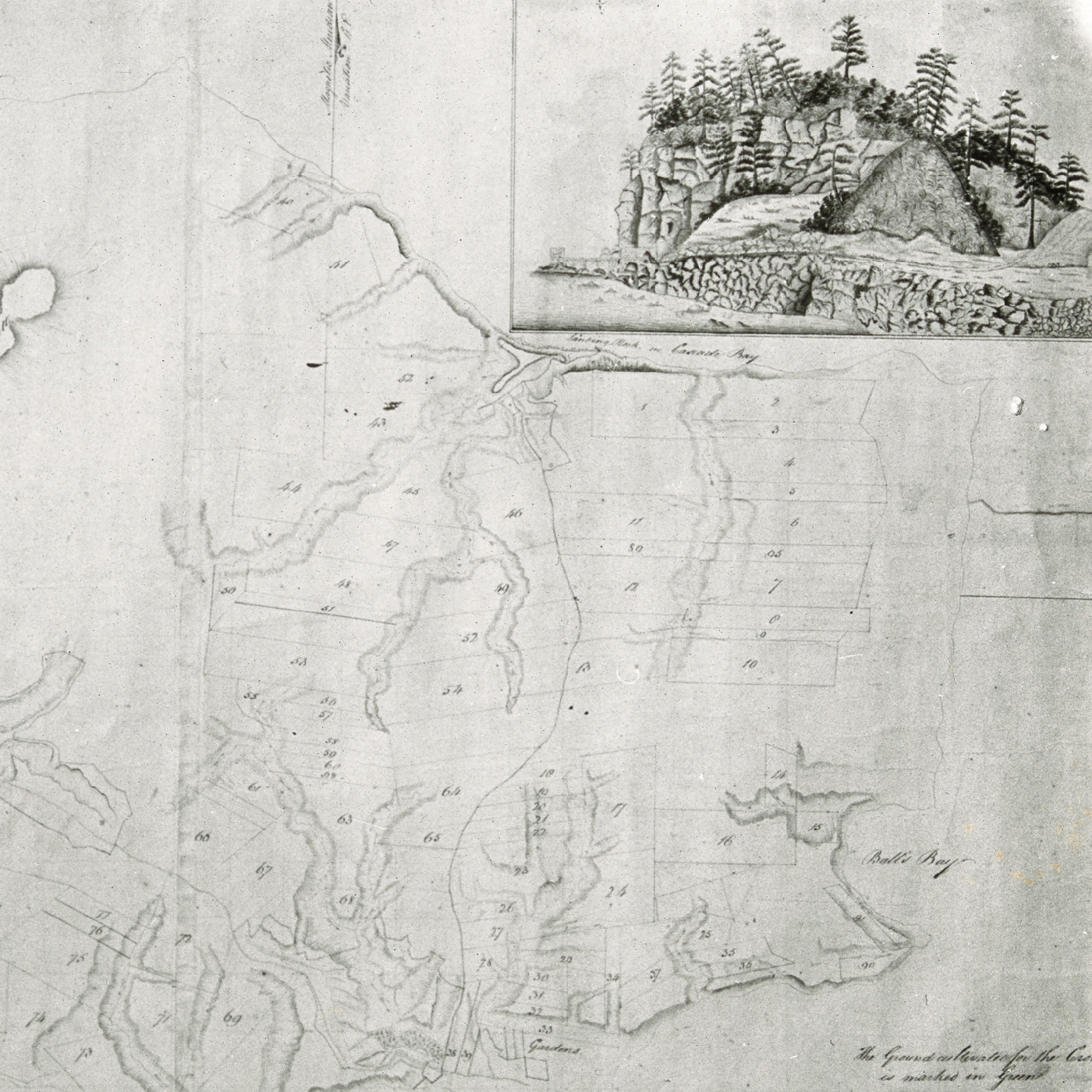 Plan of Norfolk Island (plot plan)