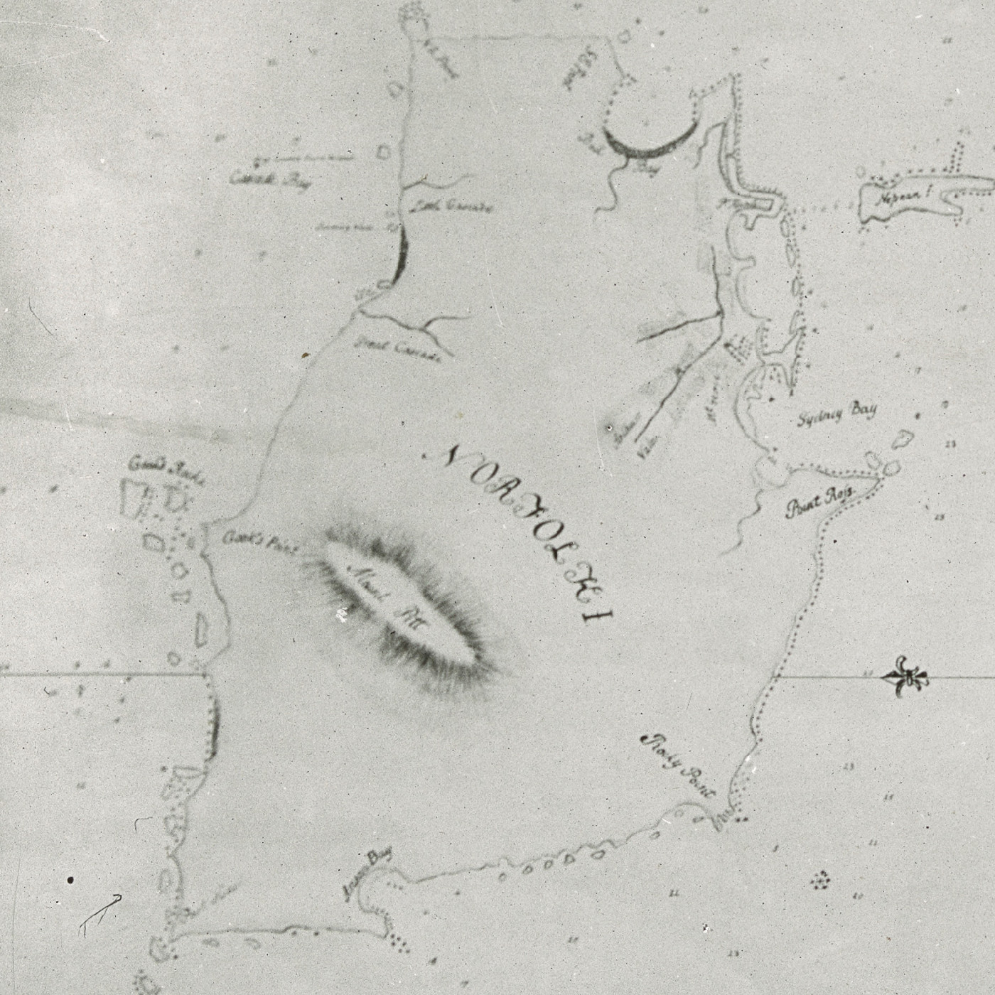 Chart of Norfolk Isle