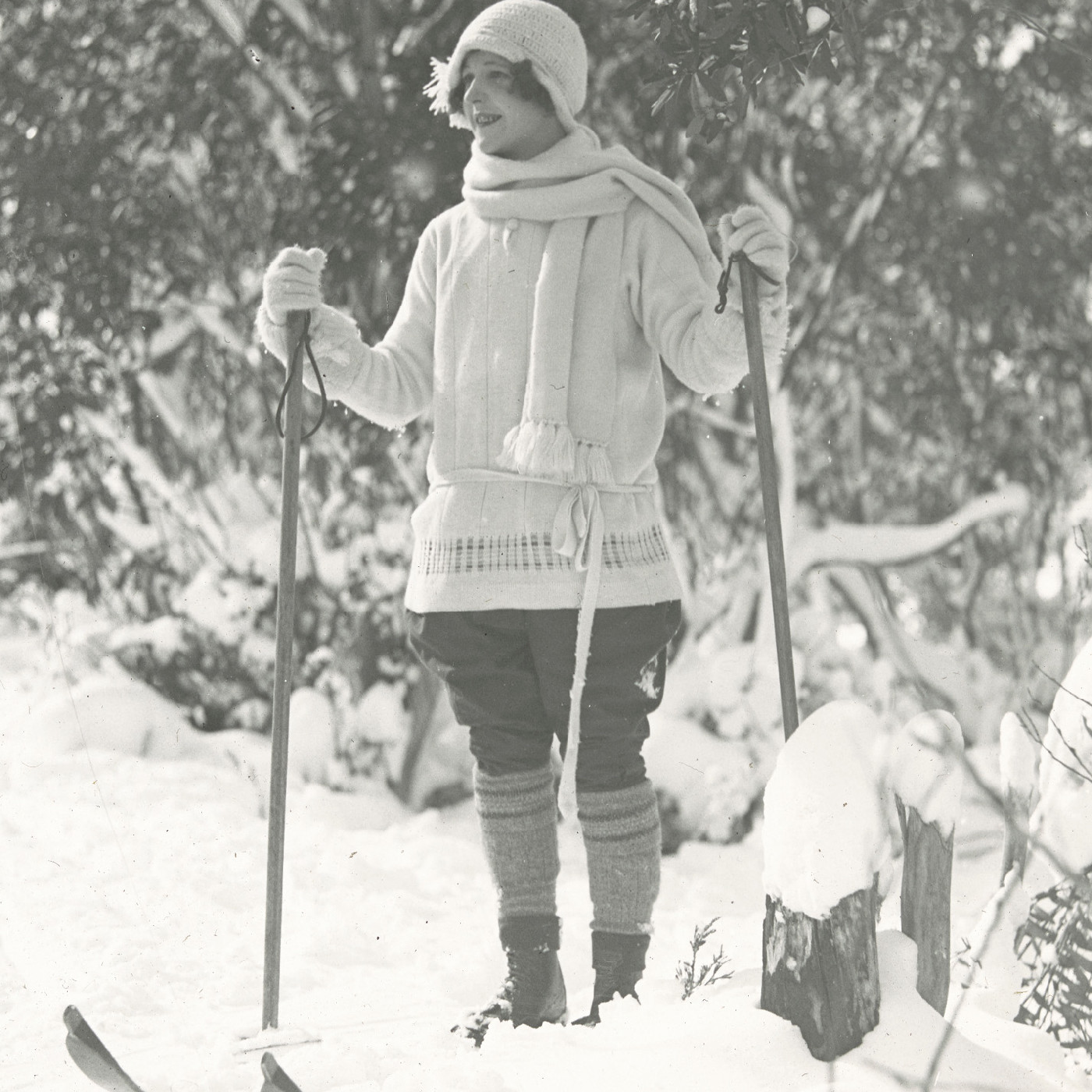 Ski Girl at Kosciuszko, NSW