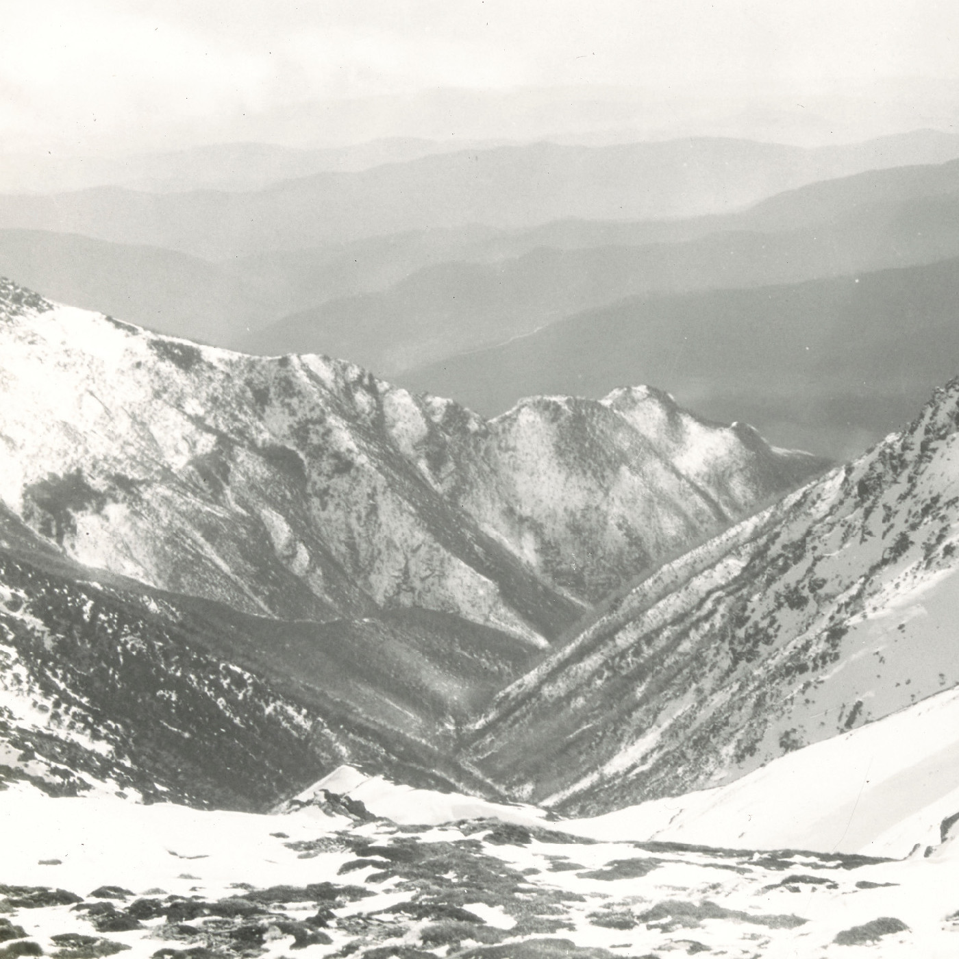 Northcote Canyon from Carruthers Peak, Kosciuszko, NSW