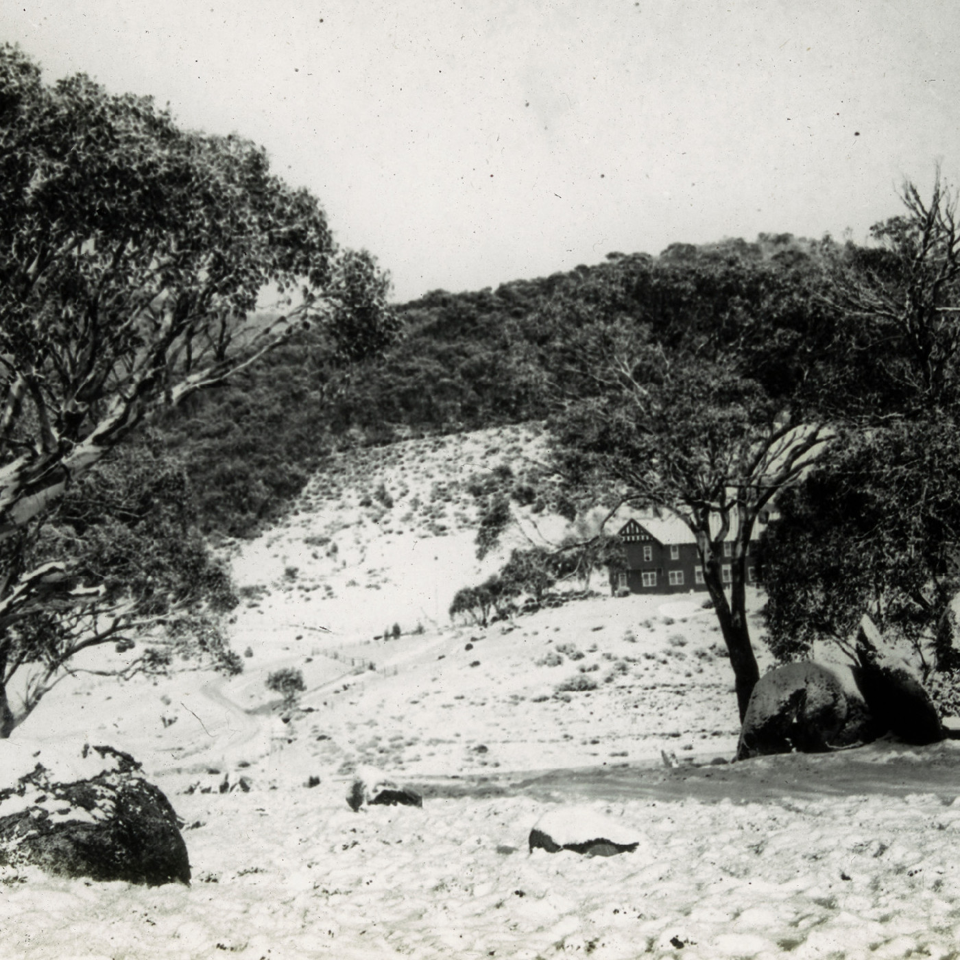 Snowy landscape (Hotel Kosciusko NSW)
