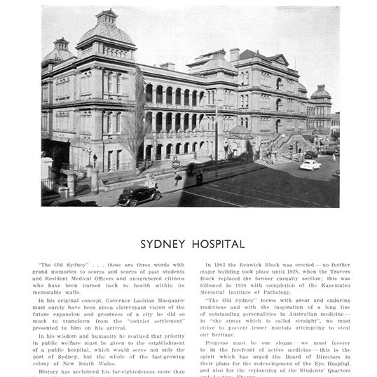 1962 Senior year book, Faculty of Medicine, University of Sydney