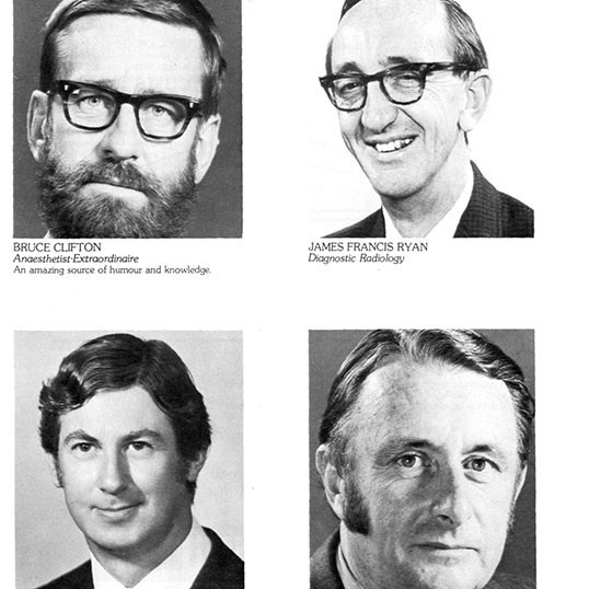 1975 Senior year book, Faculty of Medicine, University of Sydney