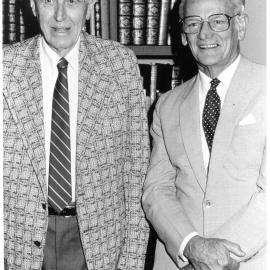Andrew Osborn, Librarian 1959-1962; Harrison Bryan, Librarian 1963-1980