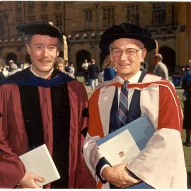 Neil Radford and Harrison Bryan at H. B.'s Honorary Degree