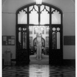 Entrance to Burkitt Library, Anderson Stuart Building