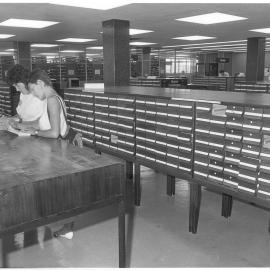 Fisher Library Card Catalogue