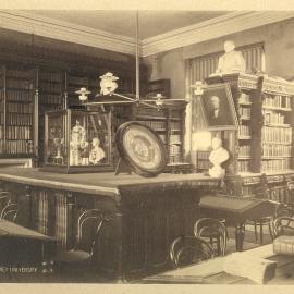 Library, University of Sydney, in what is now the Senate Room