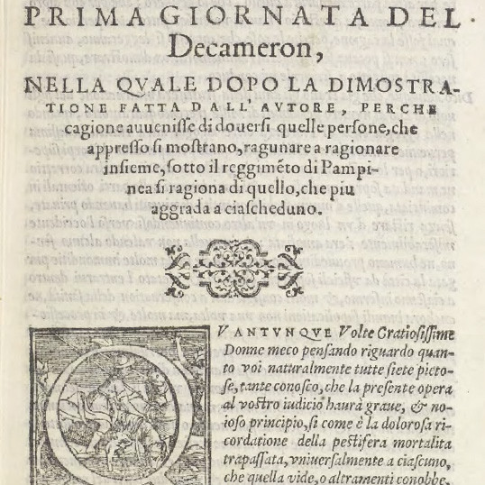 Il Decameron di Messer Giovanni Boccacci, cittadin Fiorentino: di nuovo ristampato e riscontrato in Firenze con testi antichi e alla sua vera lezione ridotto