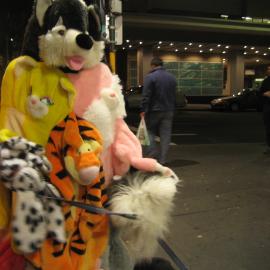 And all that other stuff; and Skylark on the Ferris wheel video projection