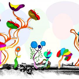 Flutey fantasy forest