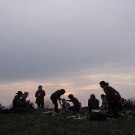 Cup of tea?; (Shirl in action)