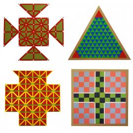 Board paintings; Dice