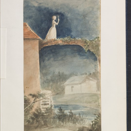 Original drawings and sketches of Georgiana McCrae : with portion of a letter from Helen MaCrae to her brother Hugh and newpaper cuttings, approximately 1815-1950