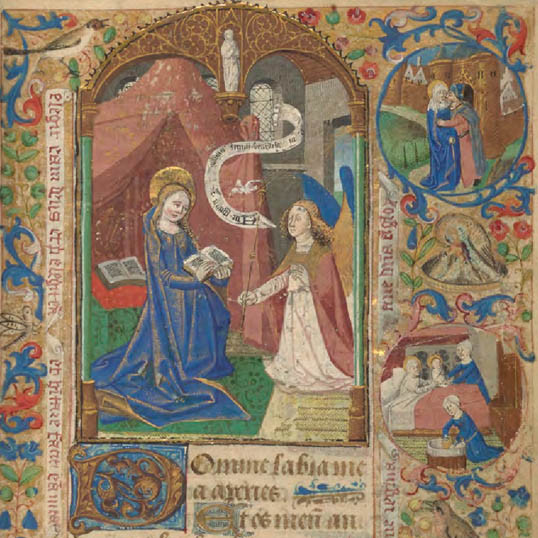 Book of hours : Horae B.V.M. ad usum Parisiensem.