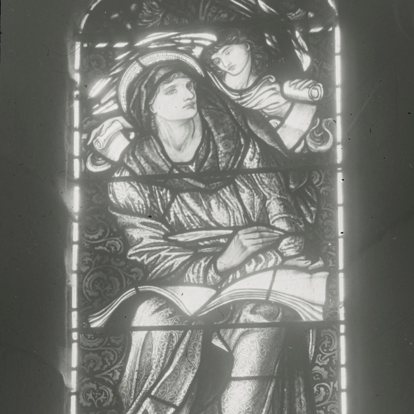 Stained glass window, St. Matthew, St Barnabas Chapel, Norfolk Island