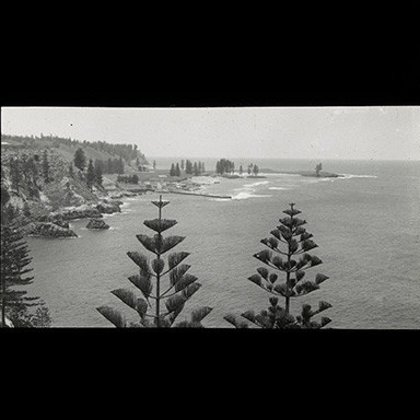 View towards Kingston, Norfolk Island