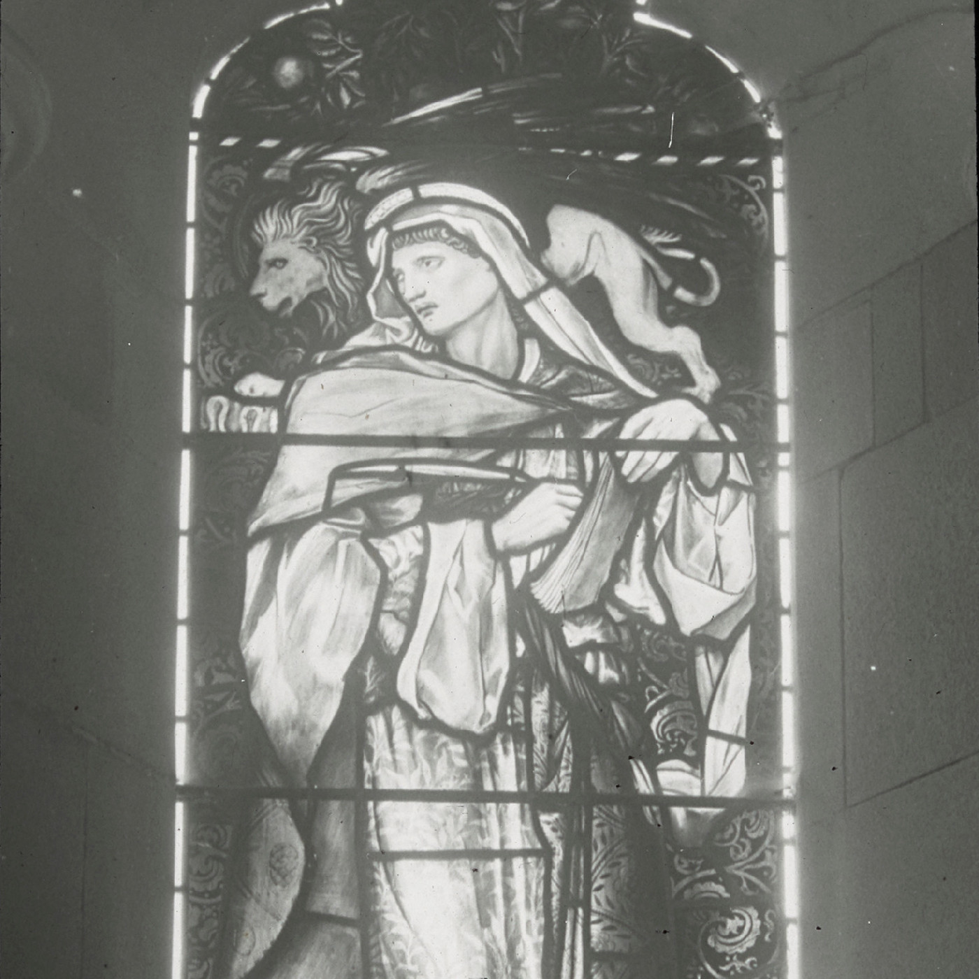 Stained glass window, St. Marcus at St Barnabas Chapel, Norfolk Island
