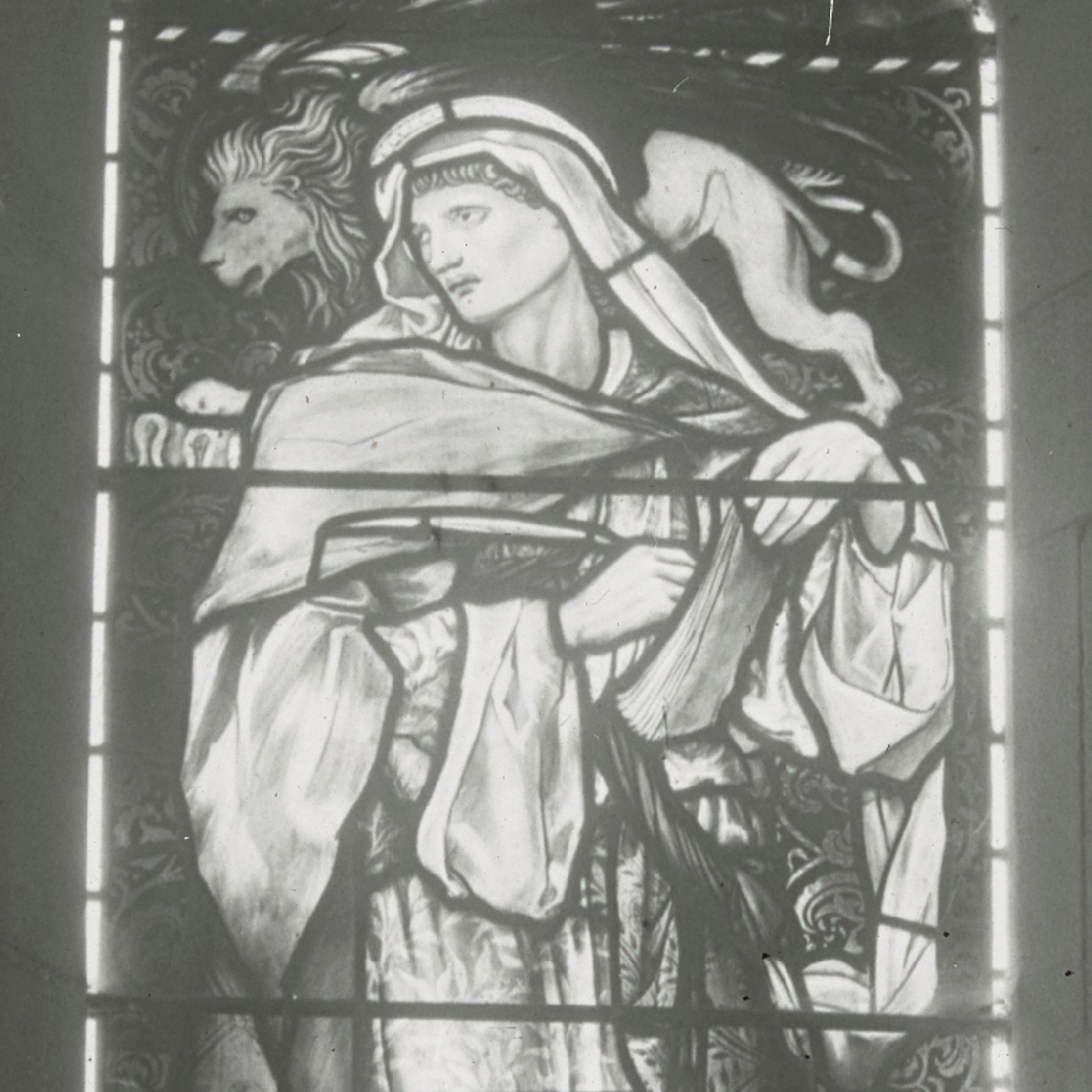 Stained glass window, St. Marcus at St Barnabas Chapel, Norfolk Island