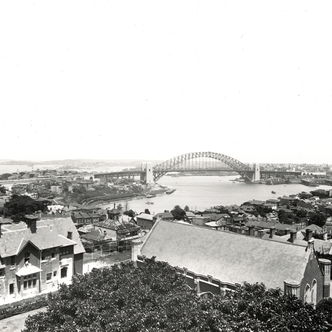 Sydney Harbour Bridge from North Sydney Grammar School