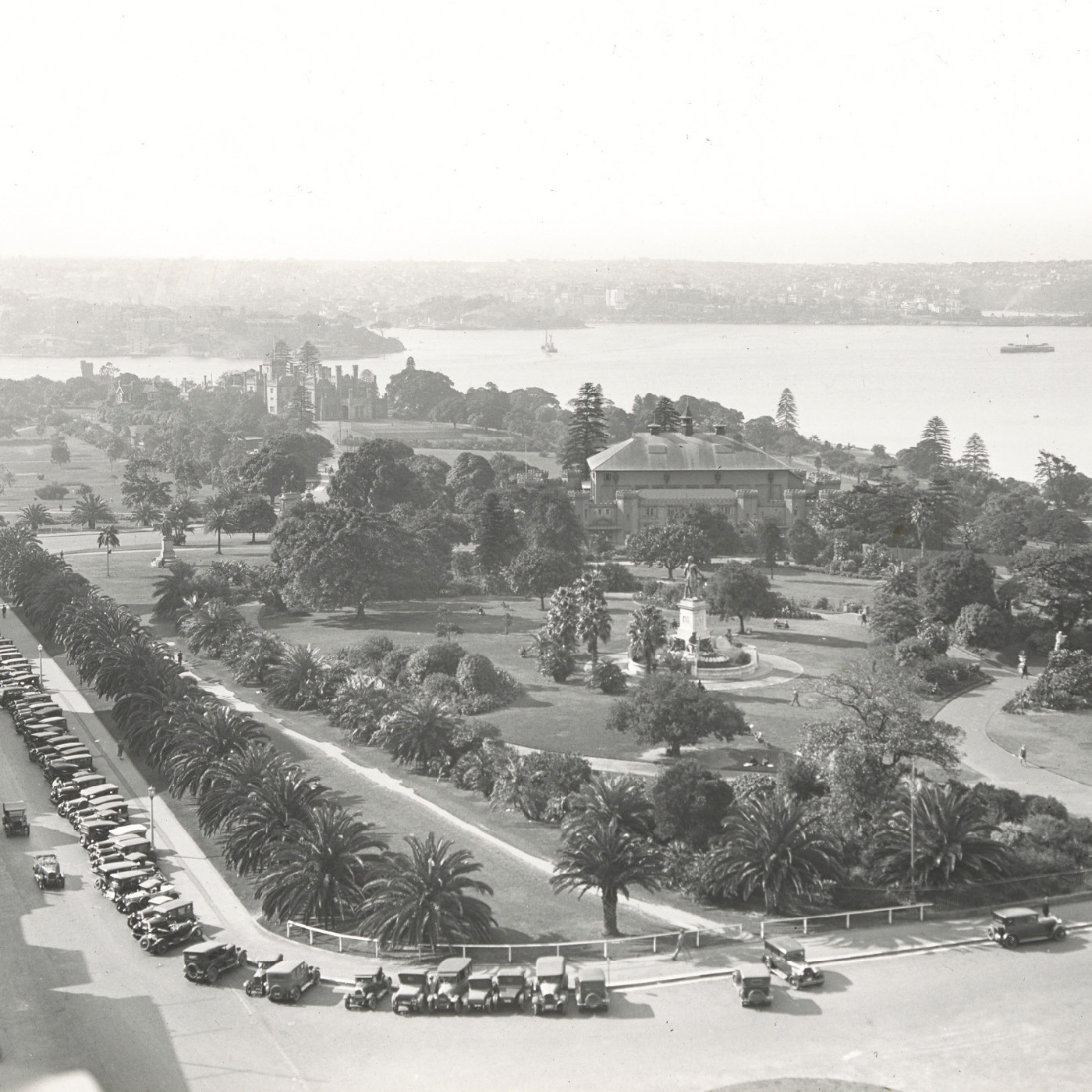 Sydney Harbour from Macquarie Street, Sydney N.S.W.