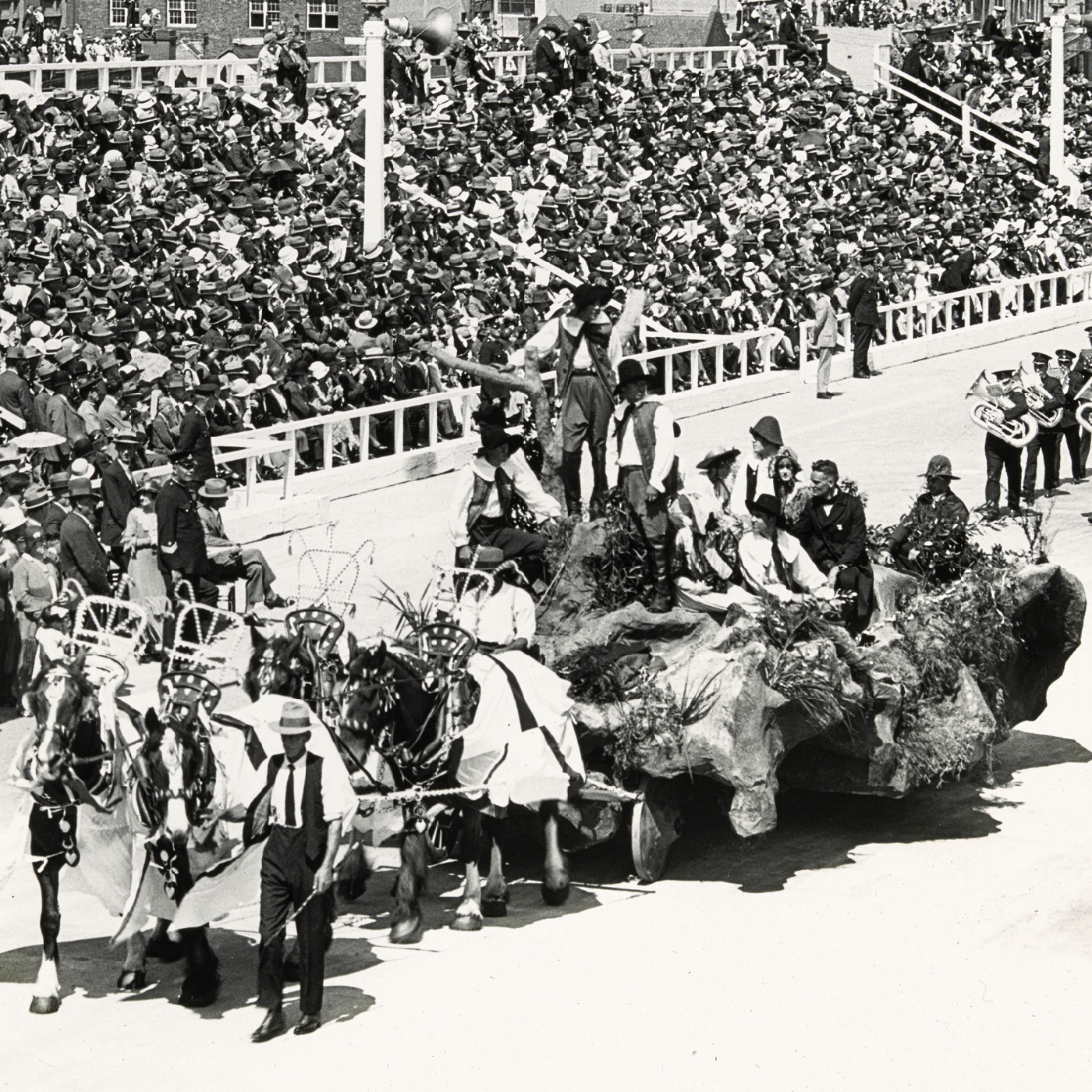 Float at Sydney Harbour Bridge opening celebrations (1932)