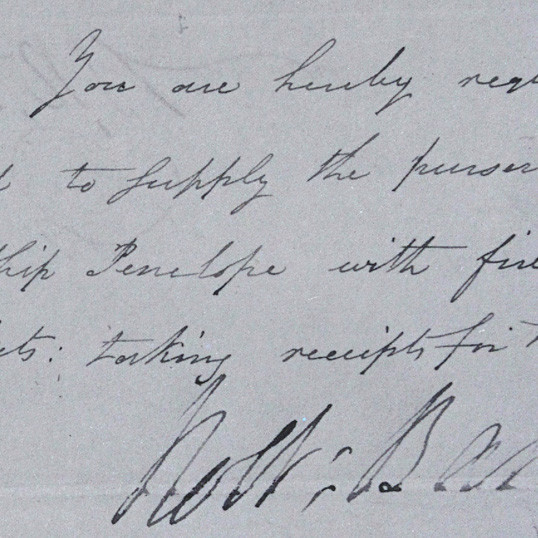 Memo by Captain Robert Barrie, 31 January 1807
