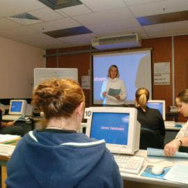 Training Room 1, Fisher Library, 2002