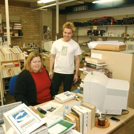 Library staff area, Law Library, 2002