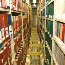 Law Library book stacks, 2002