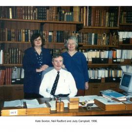 Kate Sexton, Neil Radford and Judy Campbell, 1996